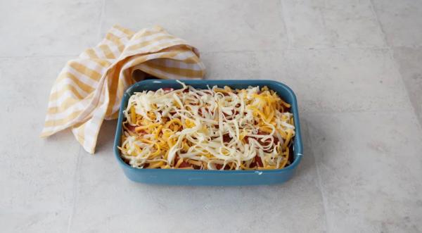 Картошка с помидорами и сыром