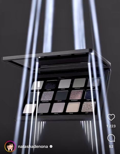 Xenon eyeshadow palette by Natasha Denona - для самых темных смоуки