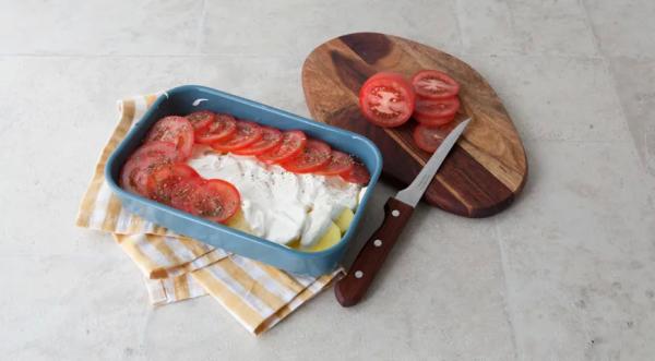 Картошка с помидорами и сыром