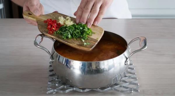 Суп харчо из говядины с рисом
